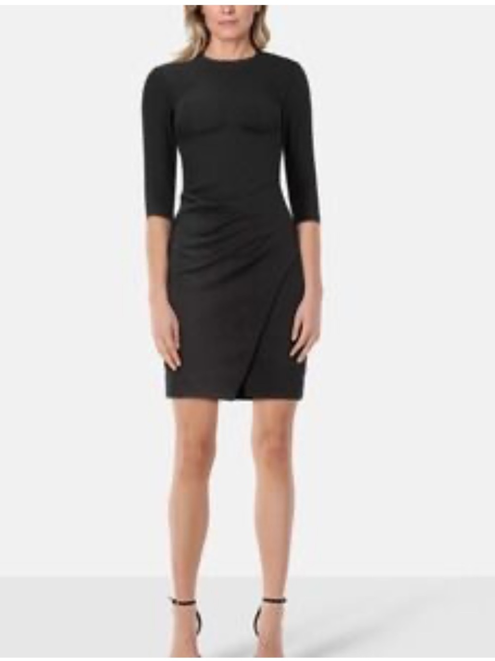 L’Agence Ruched sheath dress